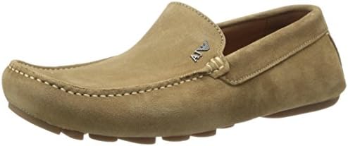 Armani Jeans Men's DRV Slip-On Loafer,Cammello,39 EU/6.5 M US