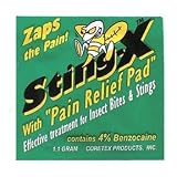STING X INSECT STING RELIEF PAD 20/PKG STING X INSECT STING RELIEF PAD 20/PKG