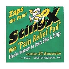 Sting X Insect Sting Relief Pad Each