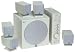 Yamaha 5.1 TSS-1W Dolby Digital/DTS Surround Sound Computer Speakers (6 Speaker, Whit...