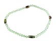 Anklet - A79 - Stretch - Swarovski (tm) Crystal and Fire Polished Glass Beads ~ Chrysolite (Light Green)