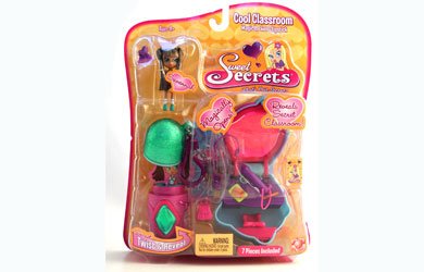 Childrens Toyshop  Toys : Sweet Secrets Compact,  Doll, Lipstick Case & Access Theme: School Classroom