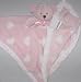 41KBONzq7CL. SL75  Baby Gear Pink with White Hearts Plush Bear Lovey Security Blanket
