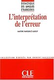 L interprétation de l erreur