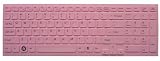 Pink Keyboard Cover/Skin Protector US Layout for SONY VAIO VPC-EB VPC-EC VPC-EE VPC-F2 VPC-CB VPC-EL VPC-EH series laptop. Not fit VPC-F.(Not fit UK layout)