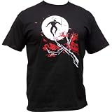 Martial Arts Short Sleeve T-Shirt - Ninja Moon