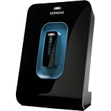 Hitachi LifeStudio Desk Plus 1TB USB 2.0 External Hard Drive w/ 4 GB USB Key 0S02674 (Black)
