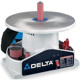 DELTA SA350K Shopmaster Boss 1/4-Horsepower 1,724 RPM Bench top Spindle Sander with Complete Spindle Sander Set