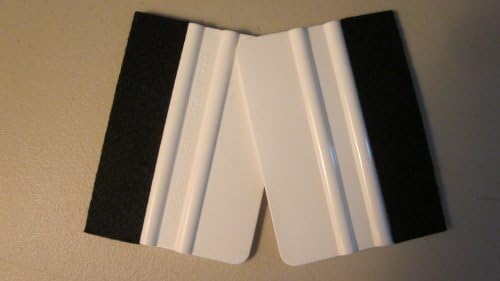 (2) FELT EDGE SQUEEGEE "WHITE" 4"