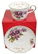 "I Love You Mom" Inscribed Cup & Saucer