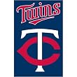 Minnesota Twins MLB Applique Banner Flag (44"x28")