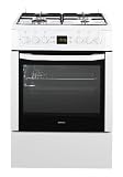 Beko CSM 62320 DW Standherd / A / 0.92 kWh / Gaskochfeld / 3D Multidimensionales Kochen / wei&szlig;