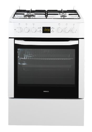 Beko CSM 62320 DW Standherd / A / 0.92 kWh / Gaskochfeld / 3D Multidimensionales Kochen / wei&szlig;