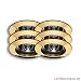 Paulmann Aluguss Ring-EBL-Set 6x35W gold Einbauleuchten