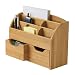 Space Saving Message Center Organizer - Bamboo