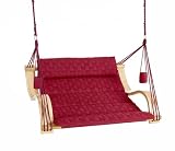 Outback Double Basket Weave Lounger, Burgundy