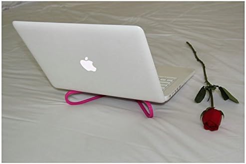 Laptop Prop Cooling Rack Cooler Stand Notebook Ventilate (Magenta)