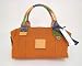 Dooney Bourke Mambo Small Duffle Bag Tote Cocoa Rainbow Trim