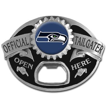 Seattle Seahawks NFL Bottle Opener Tailgater Belt Buckle