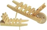 Eigenschaften Die Ideenwelt Ltd. / 2 Miniatur - Schubkarren aus Holz ME 34688