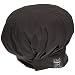 San Jamar H400BK Poly Cotton Chef Hat, 13" Height, Black