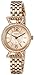 Fossil Women's ES3894 Rose Gold-Tone Stainless Steel Watch with Crystal Bezel