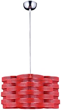 Monza- 1 Big Globe Light, Modern Red painted metal Ceiling Lamp (1XE27 MAX.60W)