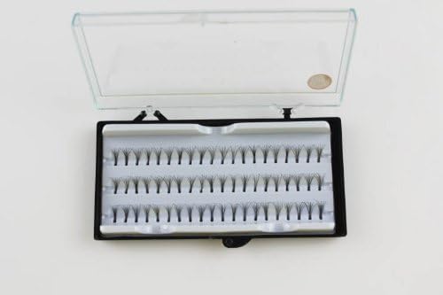60 Stand Premium Individual False Fake Eyelashes Corner Flare Cluster Lashes 10mm