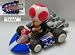 Nintendo World Store Tiny Mini Super Mario Kart Figure TOAD (1" X 2")_s-1