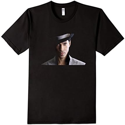 Men's Prince Rogers Nelson Shirt Great Music T-shirt Purple Rain  XL Black