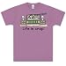 Snore T-Shirt - Life is Crap Line - 100% Cotton Short Sleeve Shirt for Teens & Adults