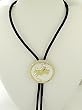German Silver Bullrider Bolo Tie