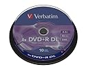 Verbatim DVD+R / 8.5 GB / 8x / 10er CakeBox / DL