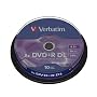 Verbatim 43666 DVD+R, 8x, 8.5GB, Dual Layer, 10 Pack