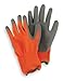 Coated Gloves, L, Hi-Vis Orange/Black, PR