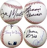 Joe Mantegna, Dennis Farina, Tony LoBianco & Bruce McGill Autographed Baseball