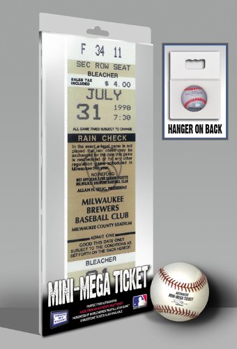 MLB Texas Rangers Mini Mega Tickets - Nolan Ryan 300th Win