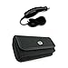 Horizontal Heavy Duty Rugged Case and Car Charger for CAT B15Q