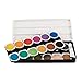 LUKAS Aquarell Studio Watercolor Paint Set Nerchau Professional High Quality High Pigment Lightfast German Studio Concentrated Watercolor Paint Set â€“ [Opaque Set of 24 Assorted Round Pans]