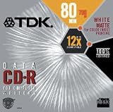 CDR Recorder Media 700MB 80min Printable White Surface