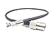 1 Foot Standard BNC Female to HD Micro BNC 3G HD-SDI Mini RG59 75Ohm Adapter Cable Black by Custom Cable Connection