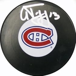 Alex Tanguay Signed Puck - Memorabilia