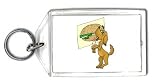 Keychain with animals, animal, dog