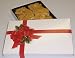 Gourmet Food : Scott's Cakes 1 lb. Cashew Brittle in a Ribbon n Holly Box