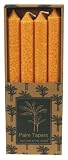 Candle, 9 Inch Palm Taper, Orange (4 pack)