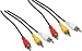 3 x Phono Plugs to 3 x Phono Plugs