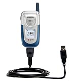 Classic Straight USB Cable for the Samsung SPH-A760 with Power Hot Sync and Charge capabilities - Gomadic Brand w/ TipExchange Technology