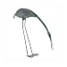 Iron Grazing Crane Statue