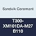 Sandvik Coromant, T300-XM101DA-M27 B110, HSS CoroTap 300 cutting tap with spiral flutes, Right Hand Cut, No Coolant