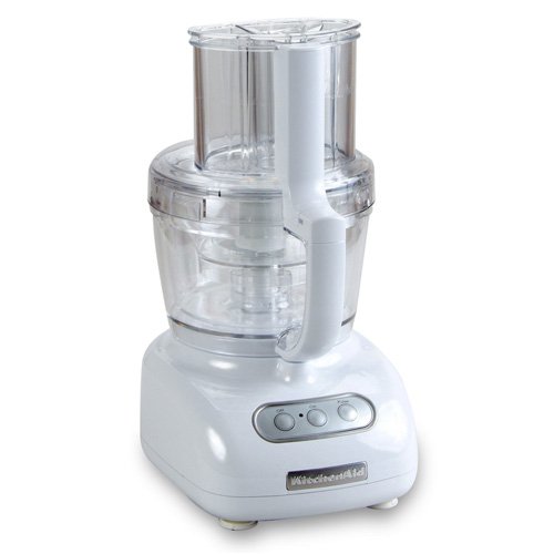 KitchenAid? 12-Cup Wide Mouth Feed Tube Food Processor White